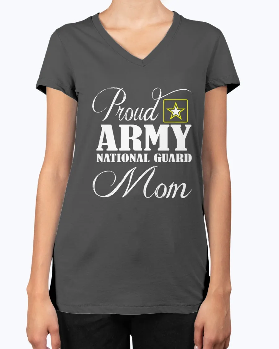 Army National Guard Mom Logo Star T-shirts
