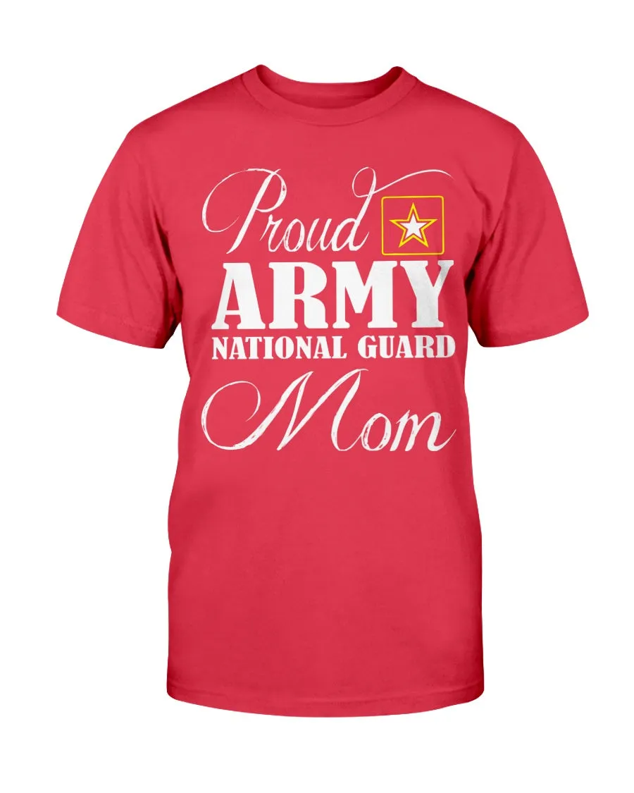 Army National Guard Mom Logo Star T-shirts