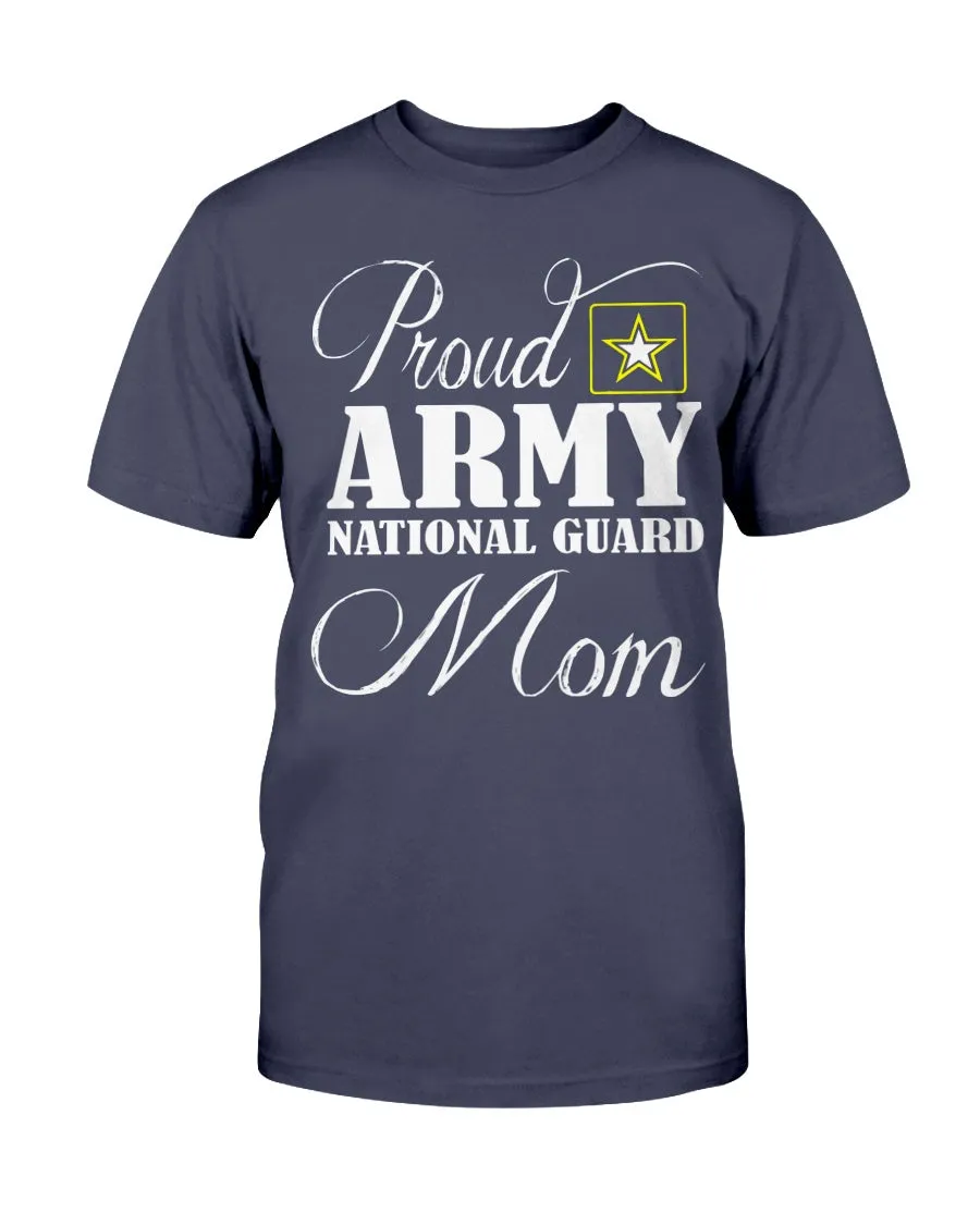 Army National Guard Mom Logo Star T-shirts