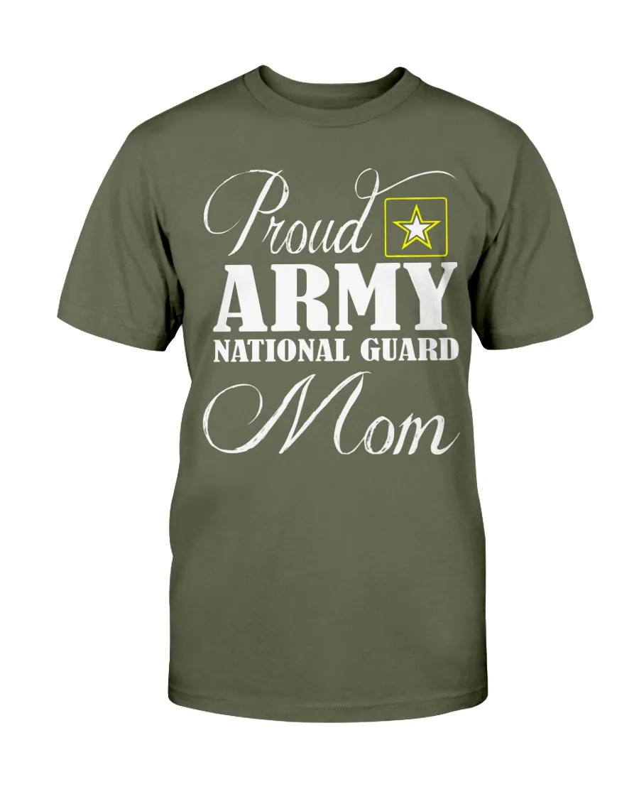 Army National Guard Mom Logo Star T-shirts