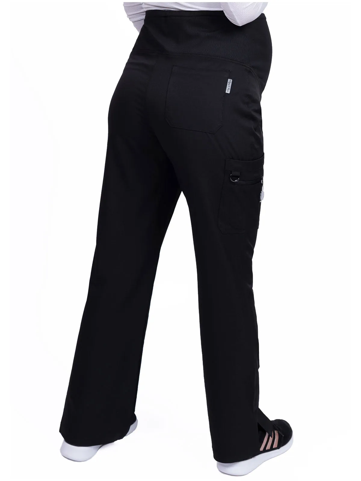 Ava & Me Maternity Elastic Rib Knit Waistband Pant